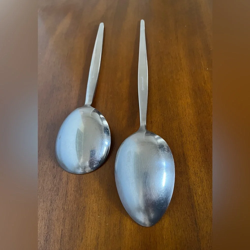 Stanley Roberts Astro Vintage stainless steel serving spoons